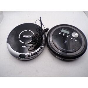 Jensen‎ CD-115J and ONN ONA12AV025 Portable CD Player Bundle with FM Untested